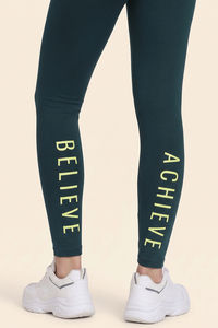 Zelocity All Day Yoga Leggings - Deep Teal — thumbnail 7